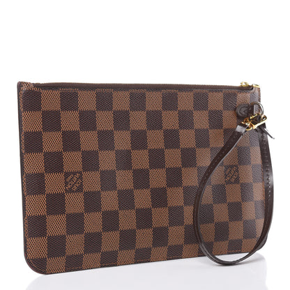 Louis Vuitton Damier Ebene Neverfull MM GM Pochette 3 of 8