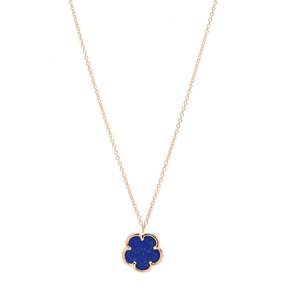 Pasquale Bruni 18K Rose Gold Diamond Lapis White Agate Doublet Necklace 3 of 5