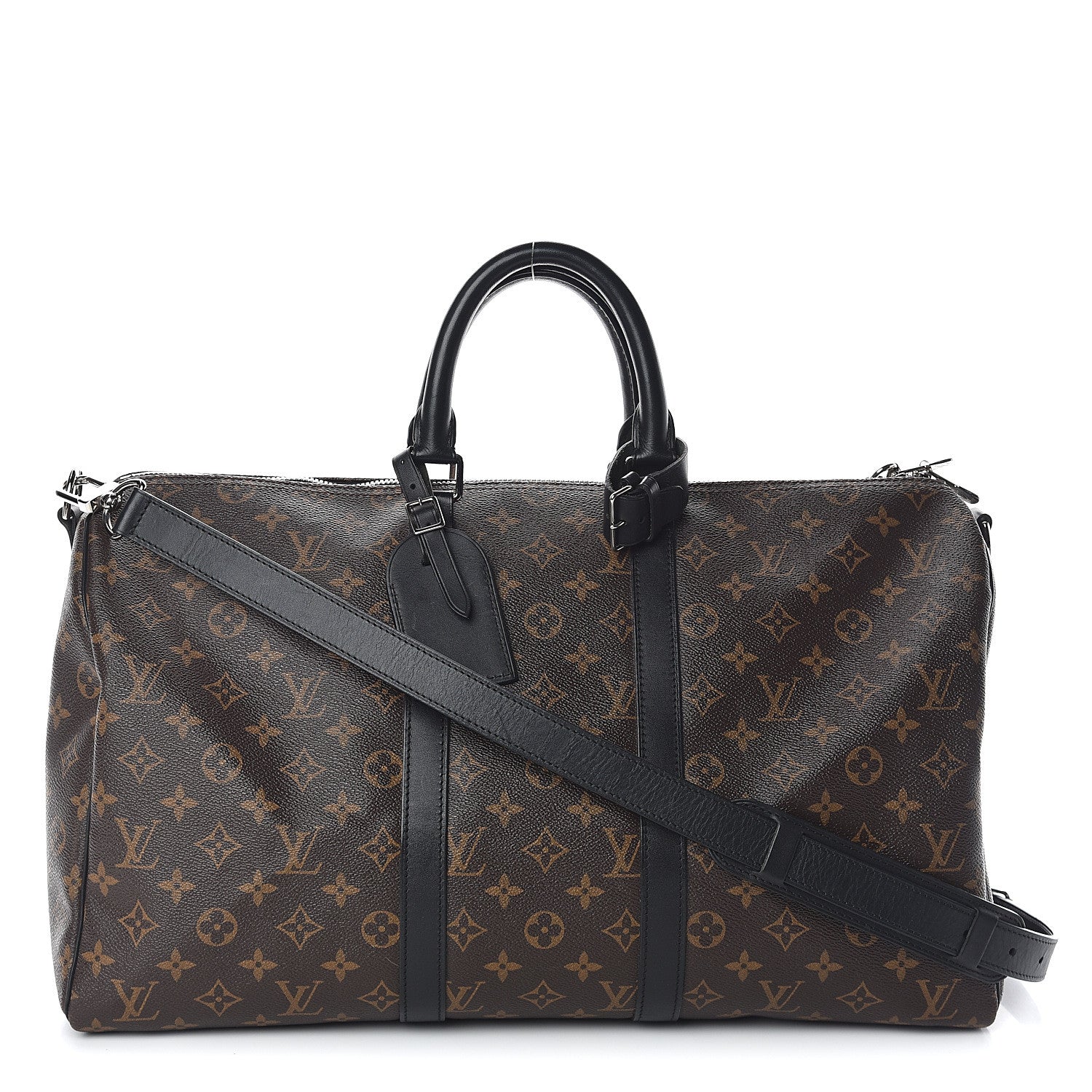 Louis Vuitton Monogram Macassar Keepall Bandouliere 45 1 of 9