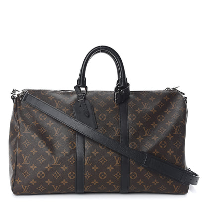 Louis Vuitton Monogram Macassar Keepall Bandouliere 45 1 of 9