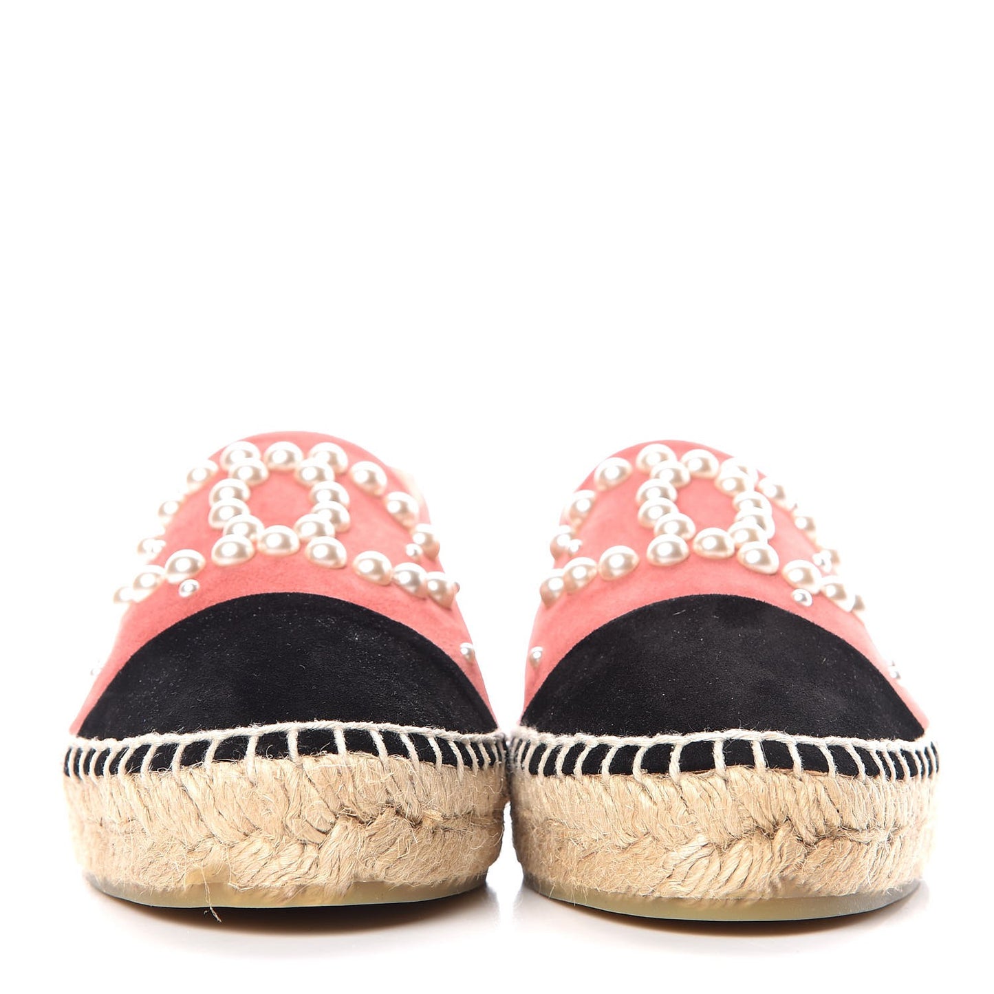 Suede Pearl CC Espadrilles 36 Pink