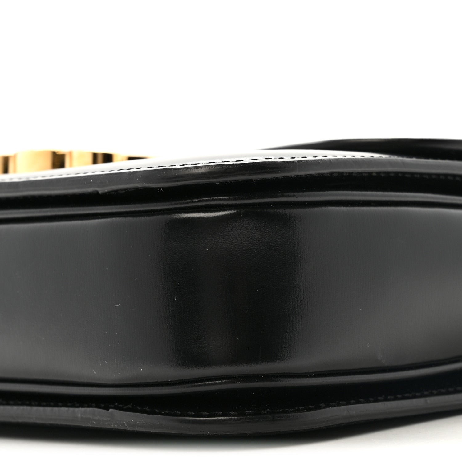 Celine Shiny Calfskin Medium Triomphe Black 11 of 15