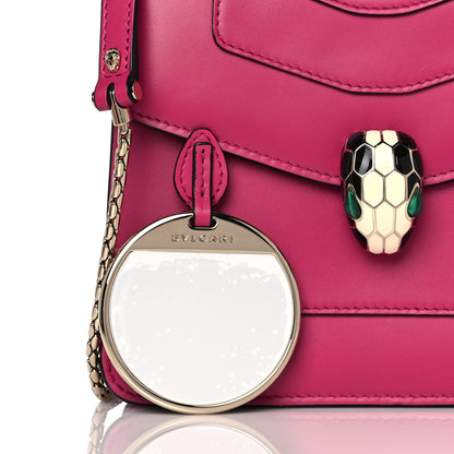 Bulgari Calfskin Serpenti Forever Top Handle Pink 10 of 14