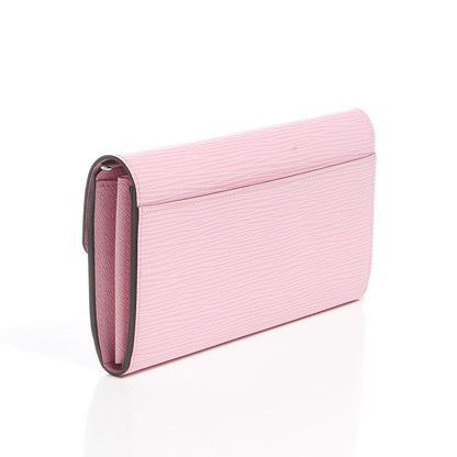 Louis Vuitton Epi Sarah Wallet NM Rose Clair 3 of 8