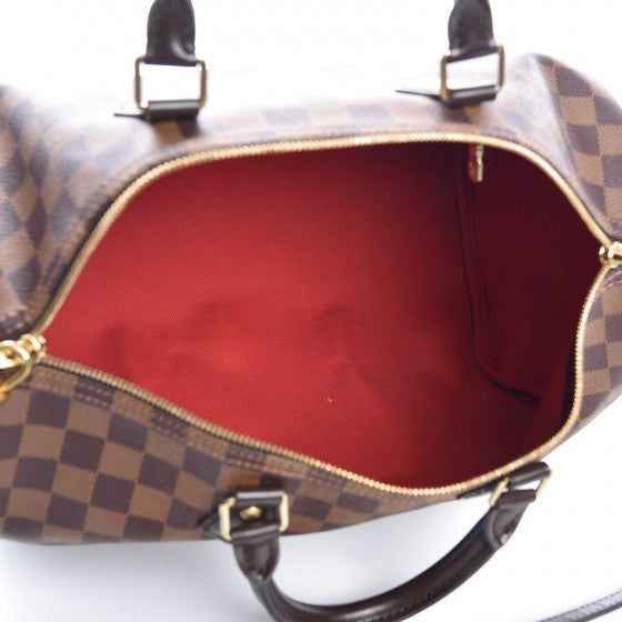 Louis Vuitton Damier Ebene Speedy Bandouliere 35 6 of 9