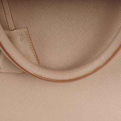Prada Saffiano Medium Galleria Double Zip Tote Cammeo 10 of 10