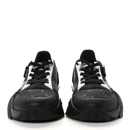 Fendi Nylon Lycra FF Mens Fendi Flow Low Top Sneakers 7 Black 2 of 7