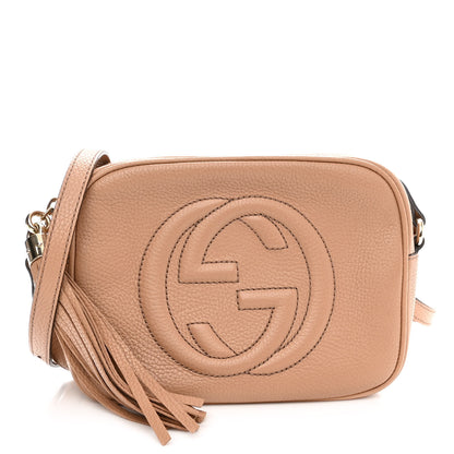 Gucci Pebbled Calfskin Small Soho Disco Bag Camelia 1 of 10