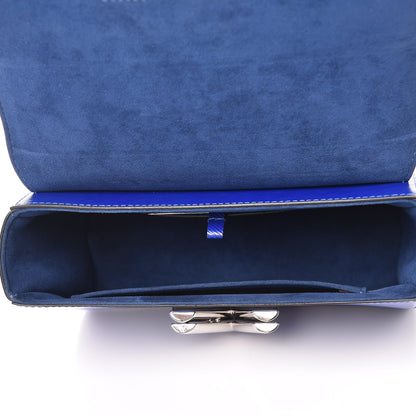 Louis Vuitton Epi Flamingo Twist Shoulder Bag MM Blue 5 of 9