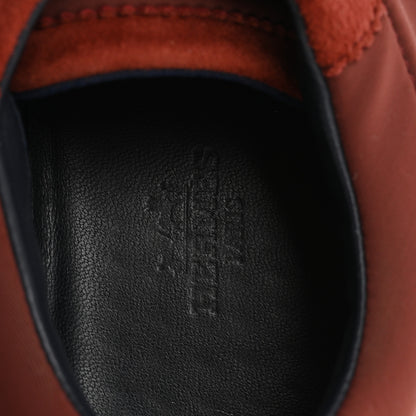 Hermes Parachute Fabric Suede Goatskin Bouncing Sneakers 37.5 Bordeaux 7 of 15