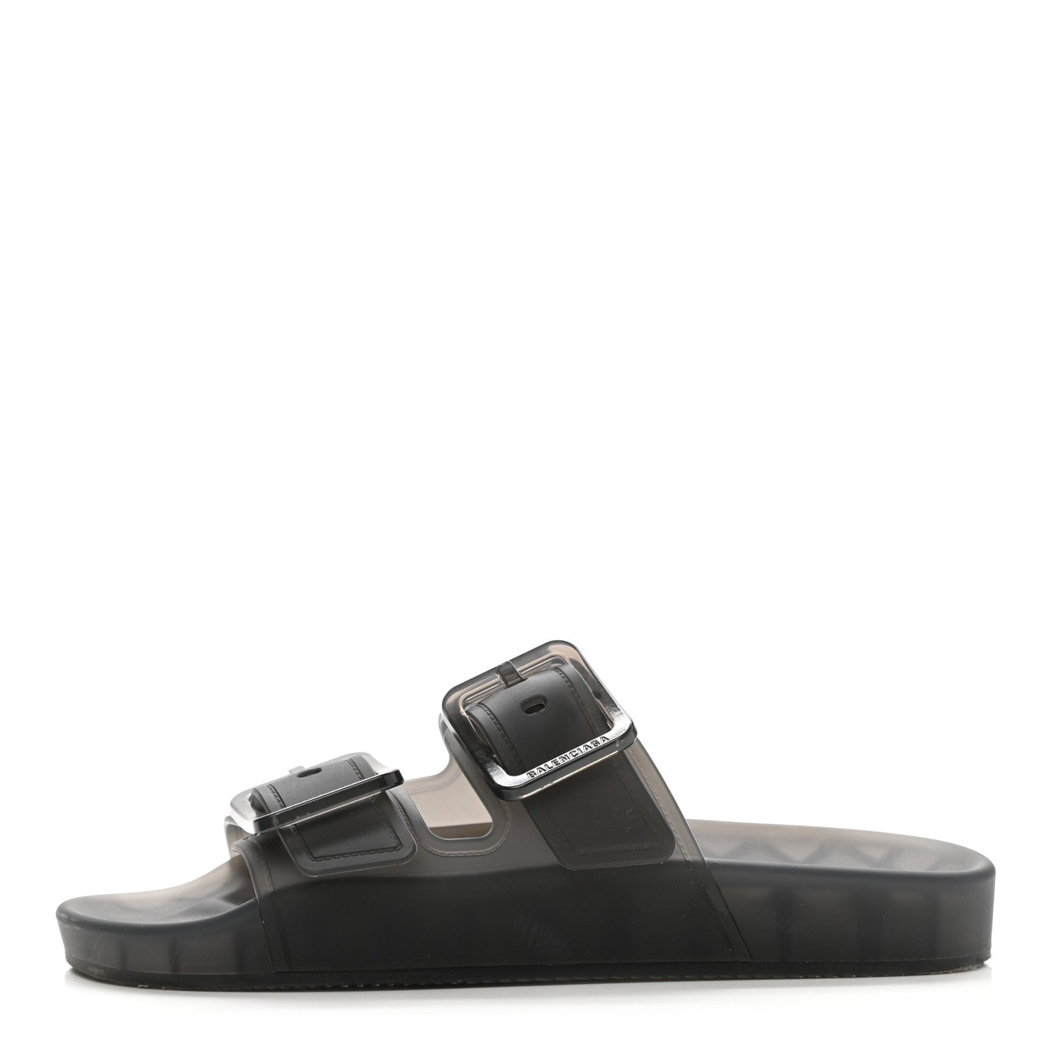 Balenciaga Technical Polyurethane Mallorca Slide Sandals 37 Black 1 of 9
