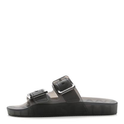 Balenciaga Technical Polyurethane Mallorca Slide Sandals 37 Black 1 of 9