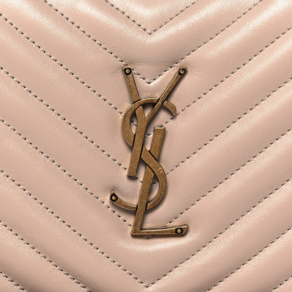 Saint Laurent Calfskin Matelasse Monogram Lou Camera Bag Washed Light Pink 8 of 14