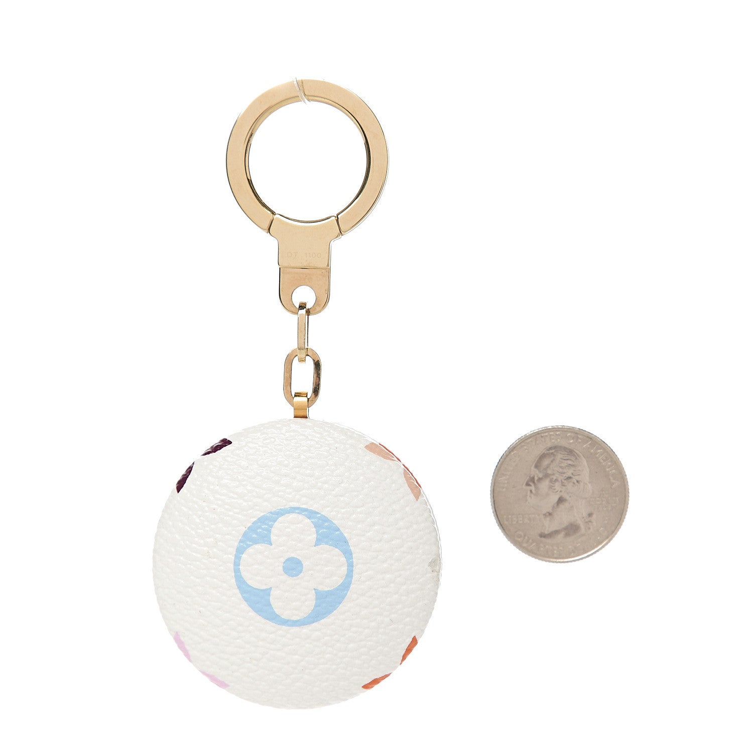Louis Vuitton Astropille Monogram Canvas Keychain White 2 of 3