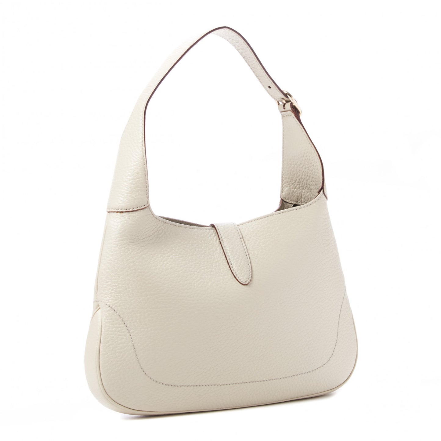 Calfskin Small Jackie O Hobo White