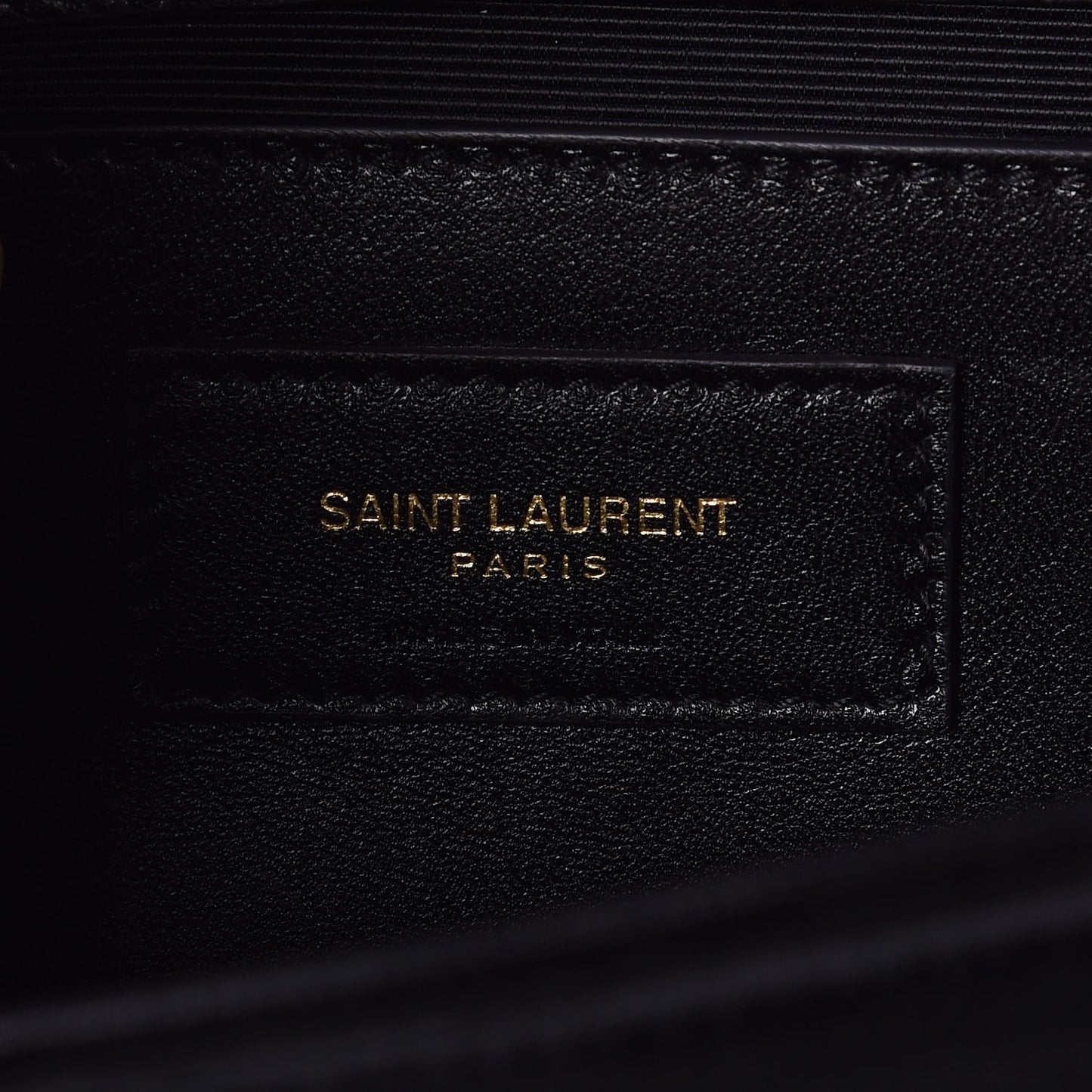 Velvet Classic Monogram Cassandre Tassel Clutch Black