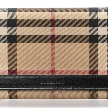 Burberry House Check Continental Wallet Black 10 of 18