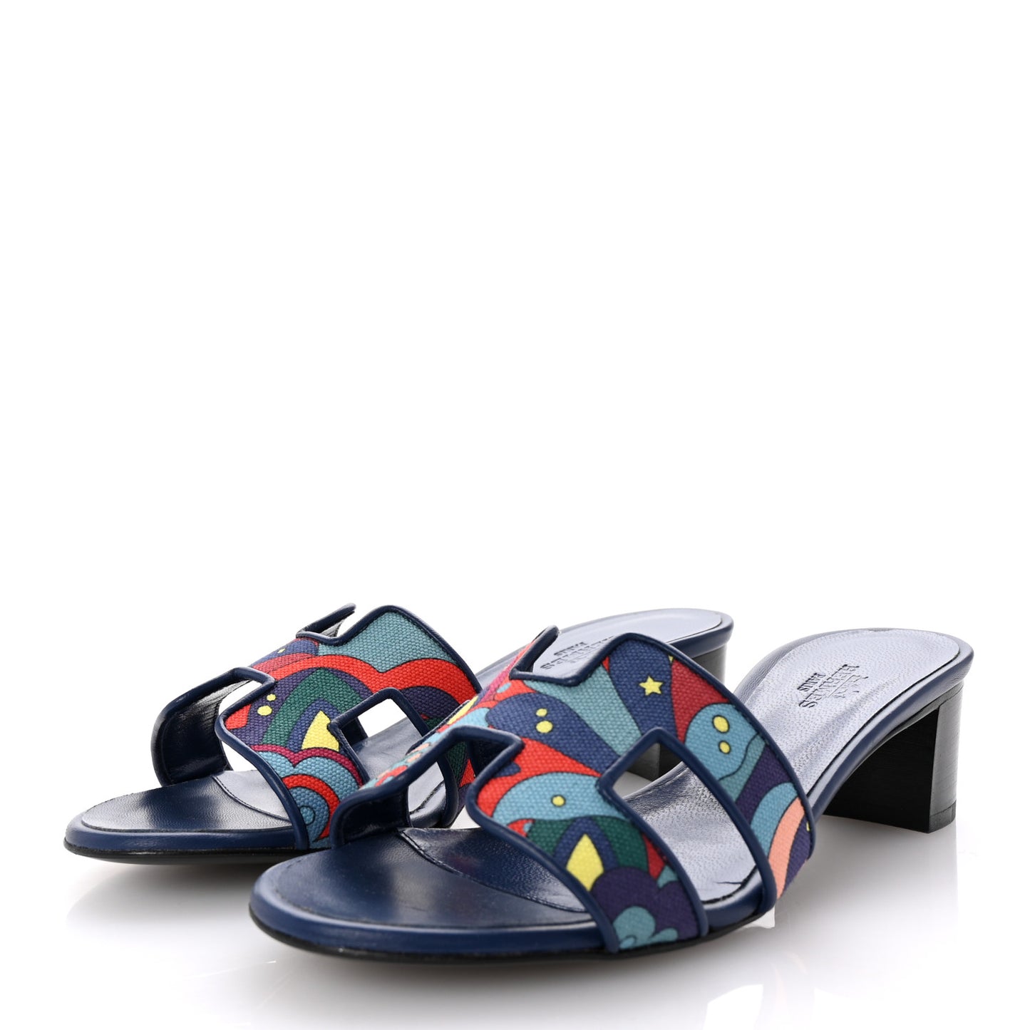 Canvas Faubourg Rainbow Oasis Sandals 35 Multicolore Bleu Maritime
