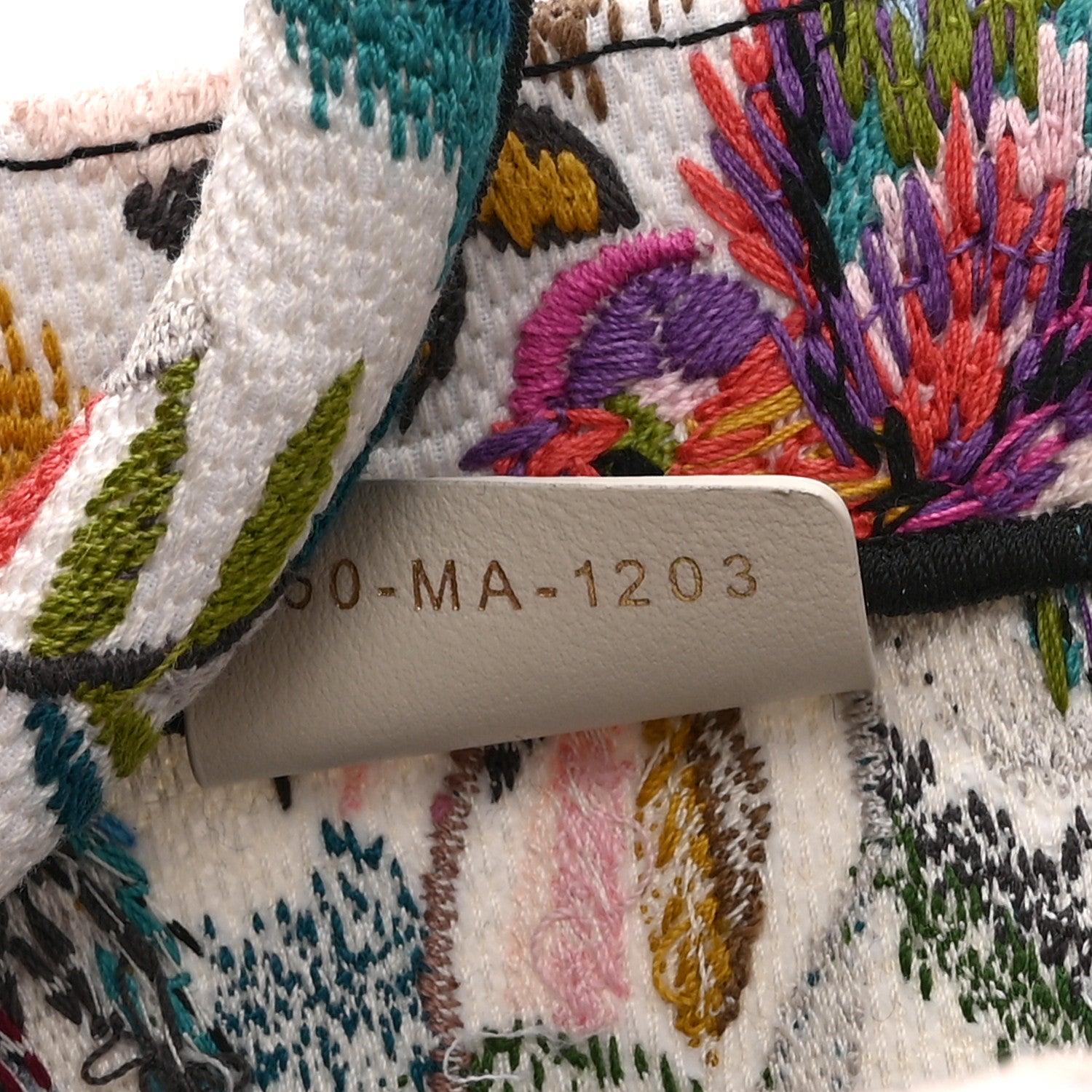Christian Dior Canvas Embroidered Medium KJouy Fantastica Book Tote Multicolor 7 of 10