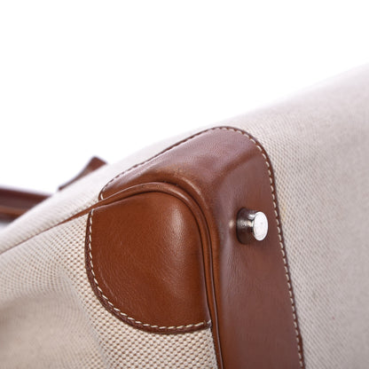 Hermes Toile Barenia Birkin 35 Fauve 28 of 45