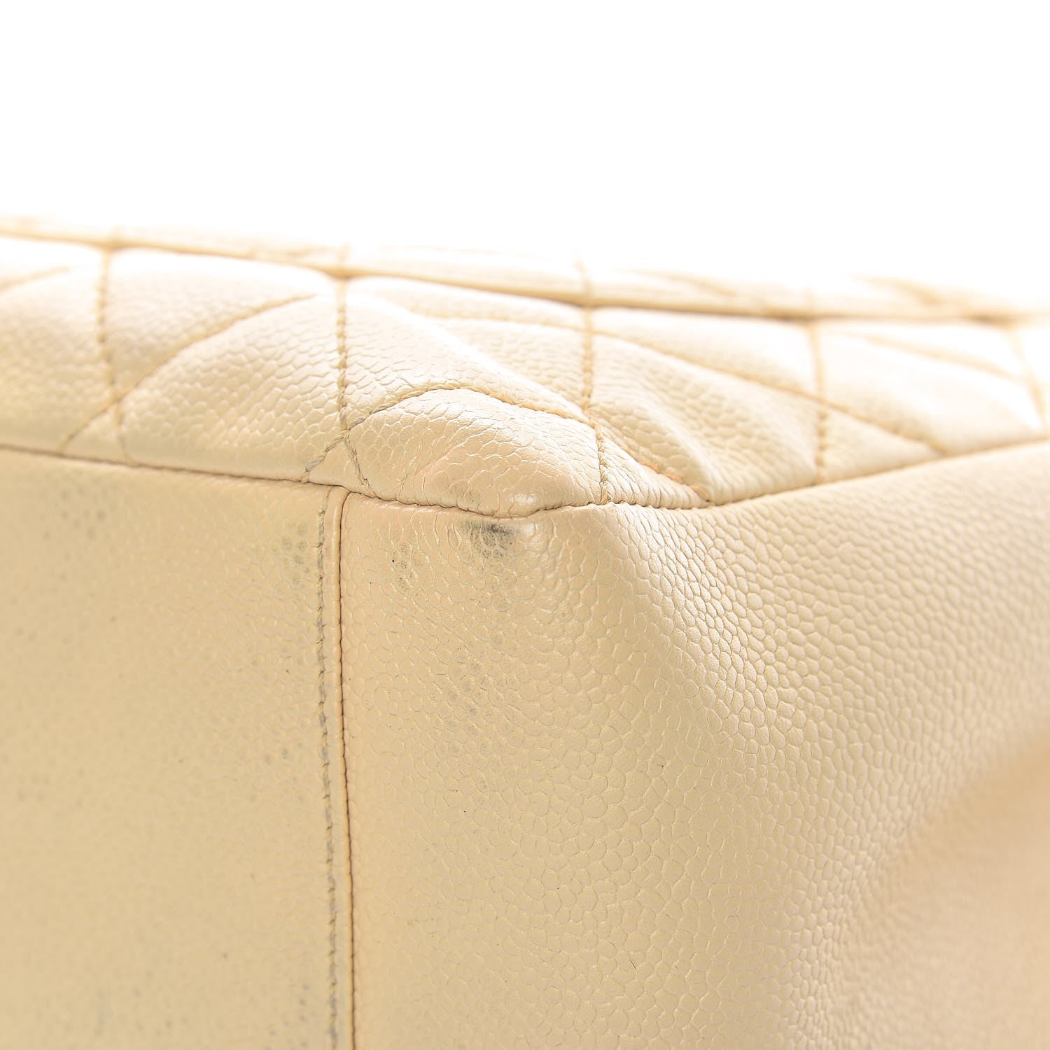Chanel Caviar Quilted Grand Shopping Tote GST Beige 19 of 24