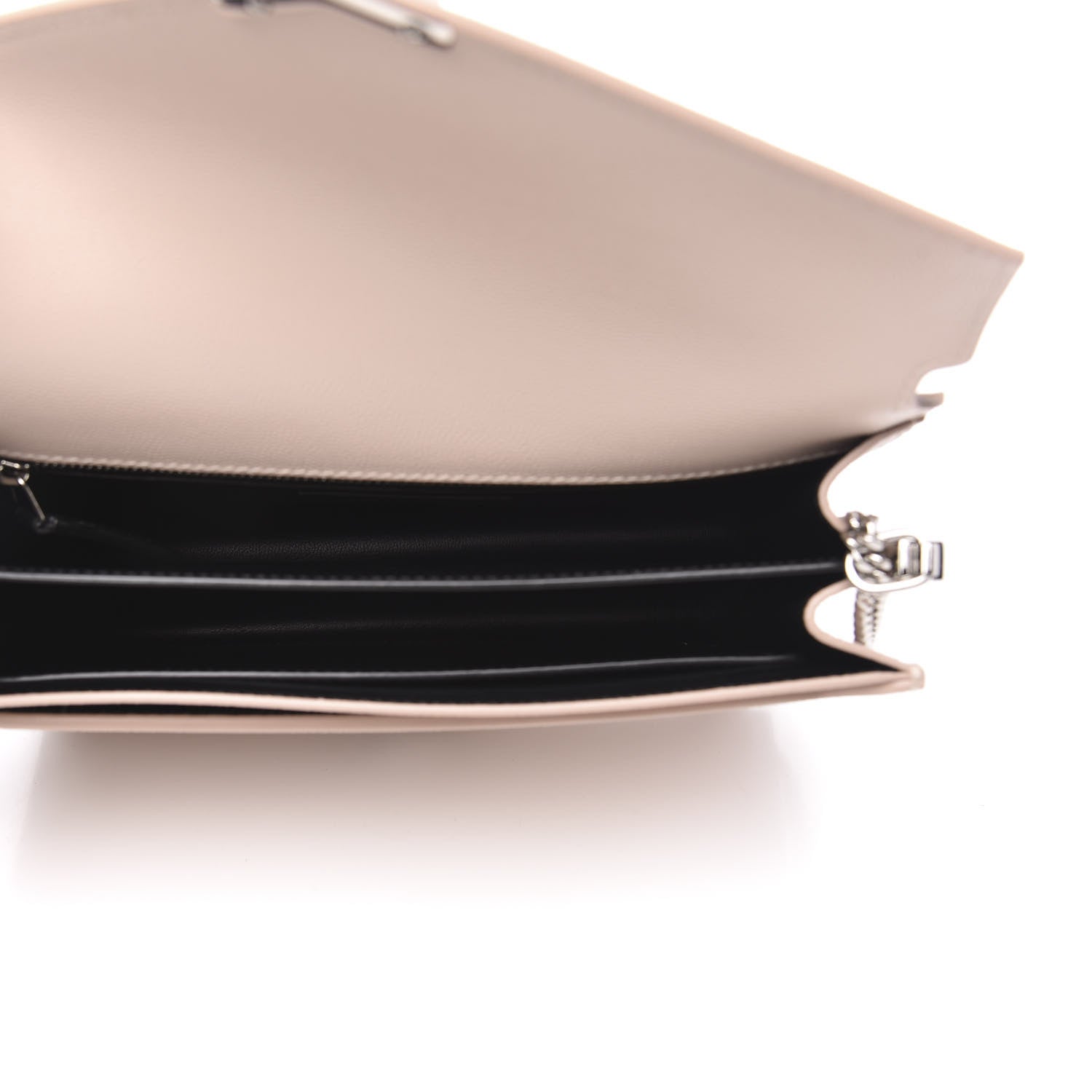 Saint Laurent Grain De Poudre Monogram Cassandra Clasp Bag Marble Pink 5 of 10