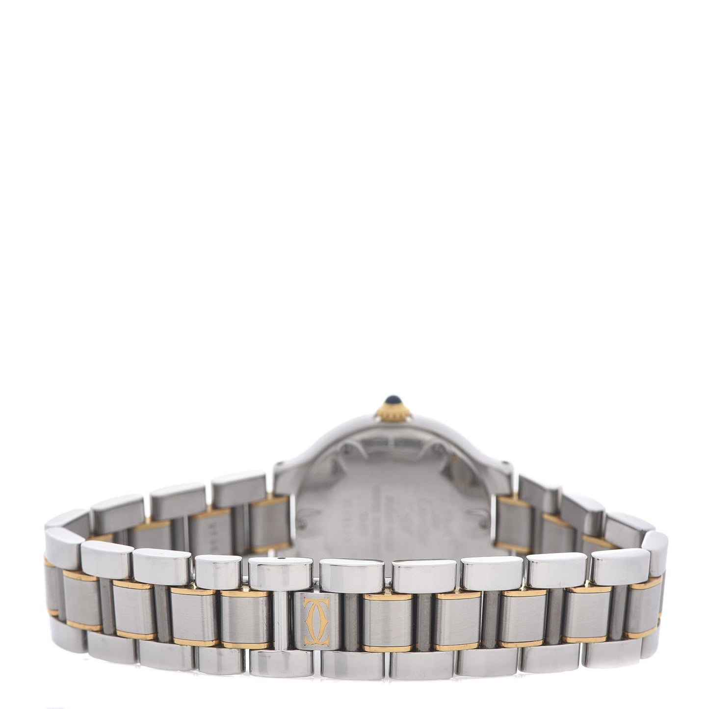 Stainless Steel 18K Yellow Gold 28mm Must De 21 Quartz Watch