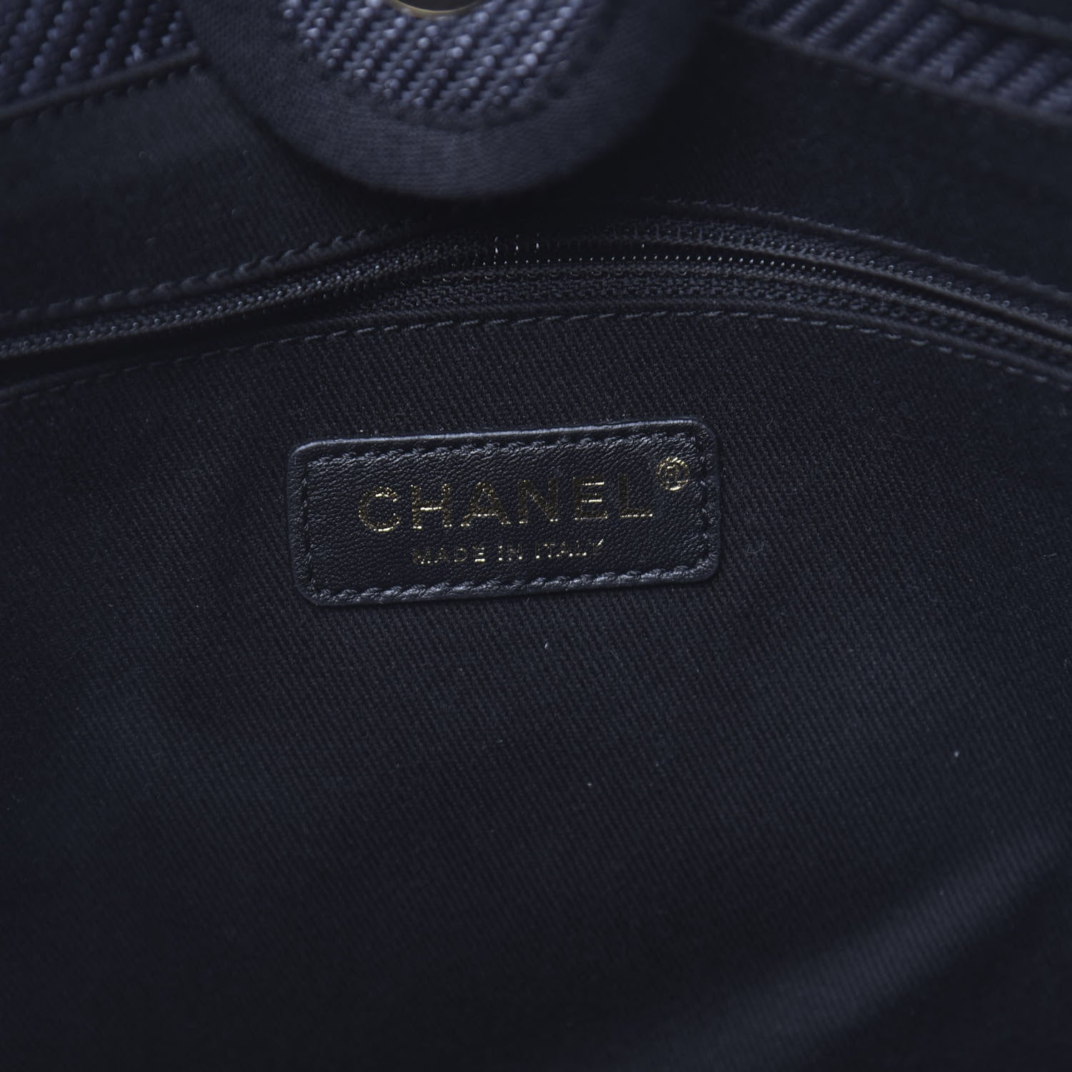 Chanel Mixed Fibers Calfskin Small Deauville Tote Black 6 of 11