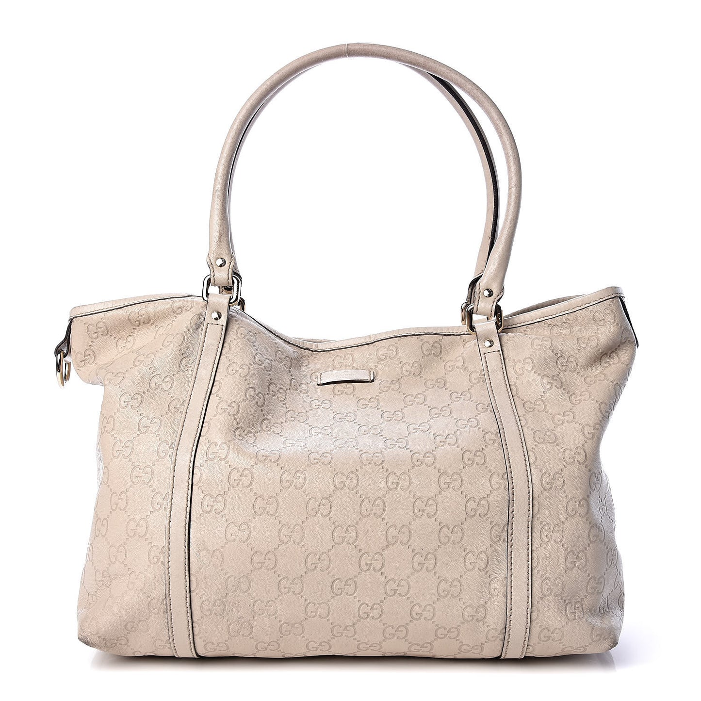 Guccissima Medium Joy Tote White
