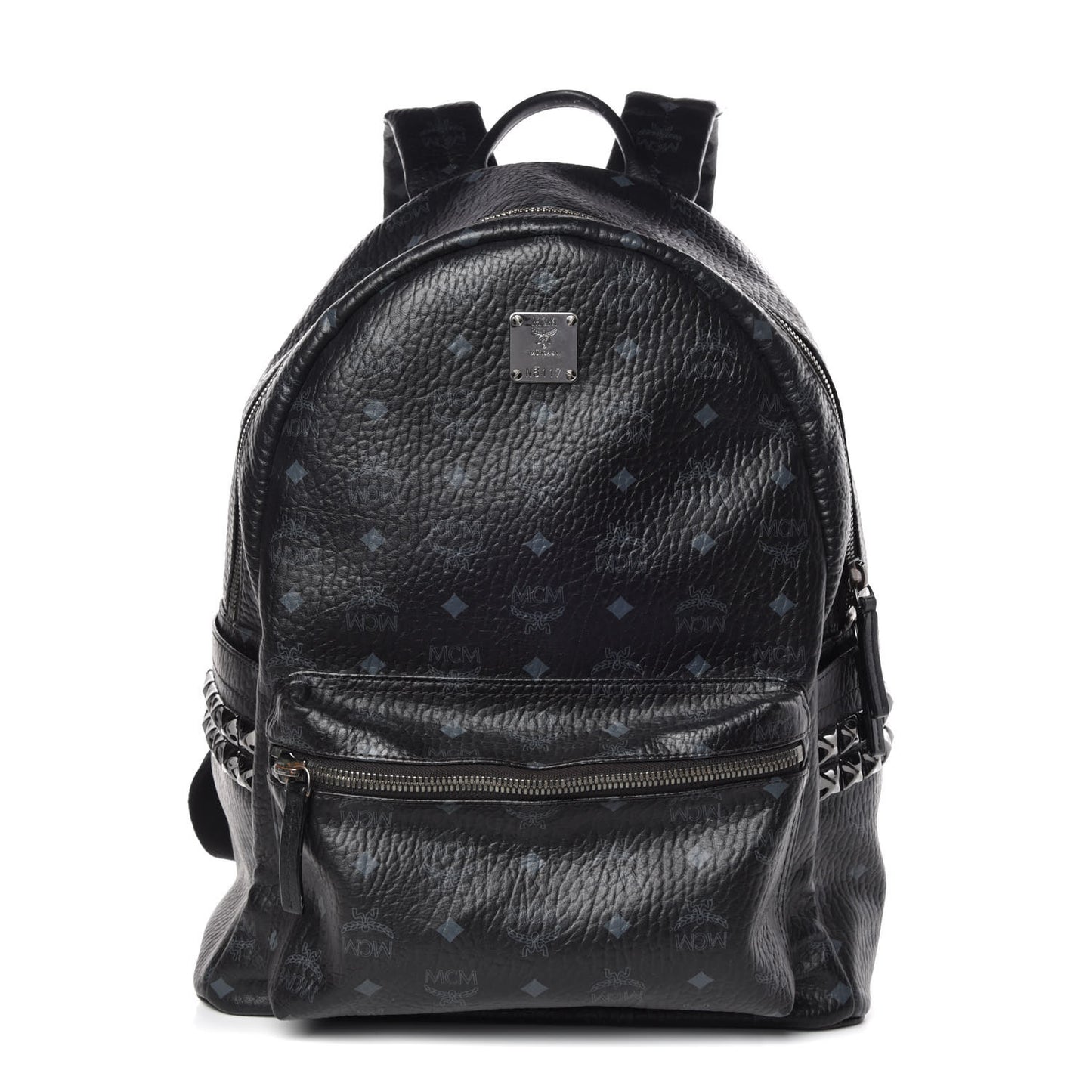 Visetos Medium Side Studs Stark Backpack Black