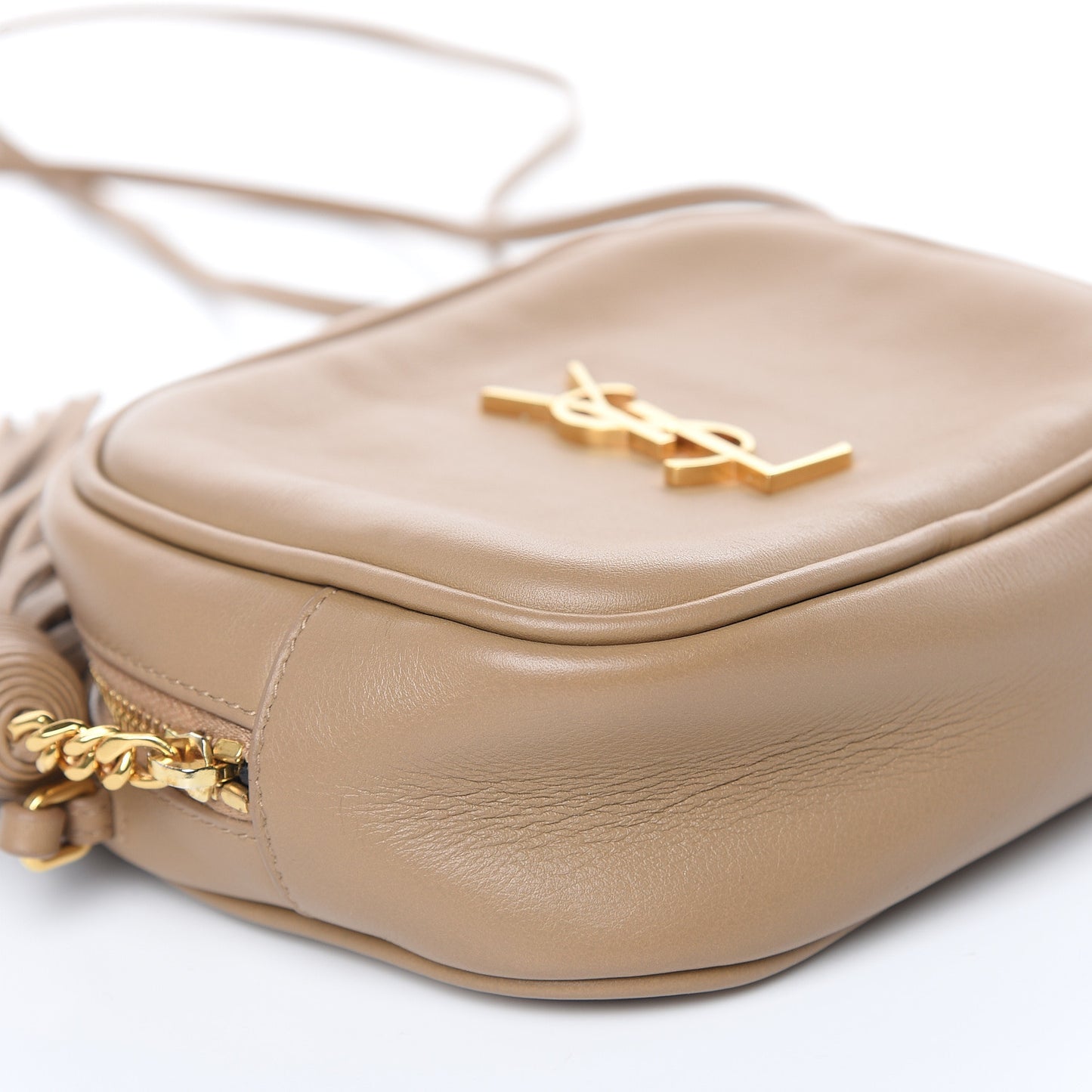 Nappa Monogram Blogger Bag Deep Beige