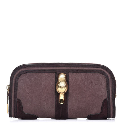 Burberry Prorsum Grainy Nubuck Alma Duck Clutch Purple 1 of 10