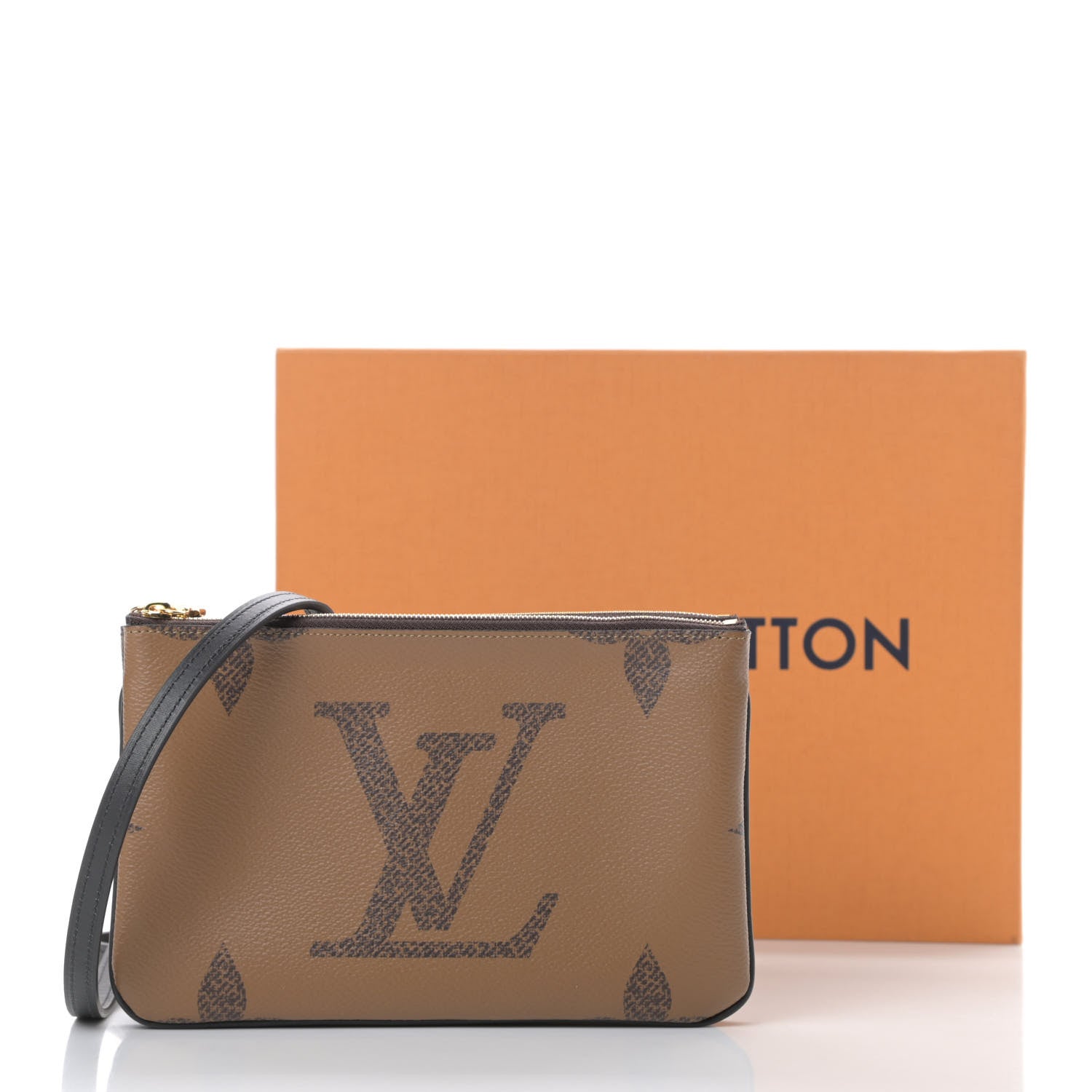 Louis Vuitton Reverse Monogram Giant Double Zip Pochette 13 of 13