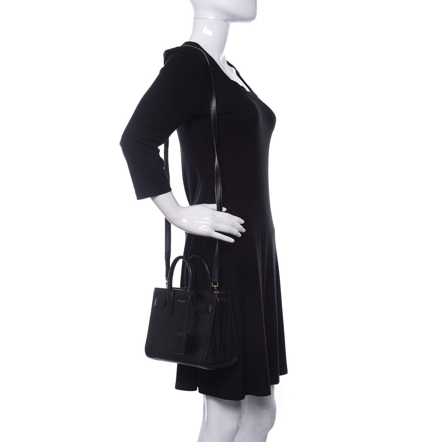 Calfskin Nano Sac de Jour Black