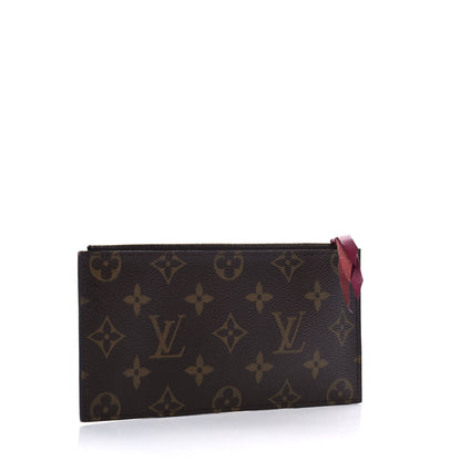 Louis Vuitton Monogram Felicie Chain Wallet Zippered Insert Fuchsia 3 of 9