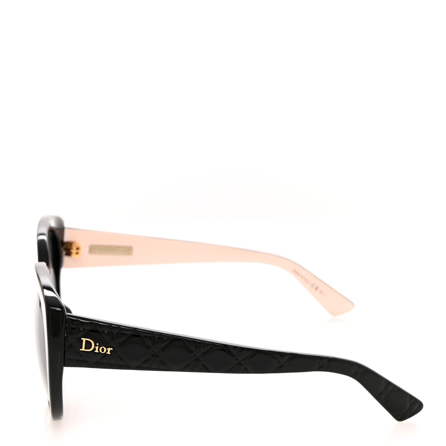 Cannage Dior Lady 1N Sunglasses Black Pink