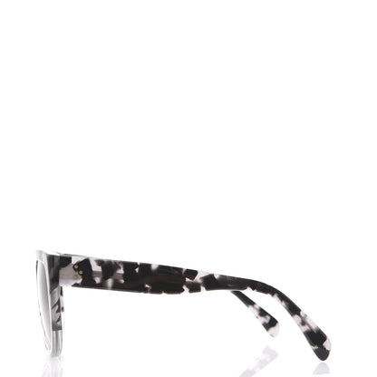 Celine Acetate Aviator Sunglasses CL 40001 Grey Black 3 of 6