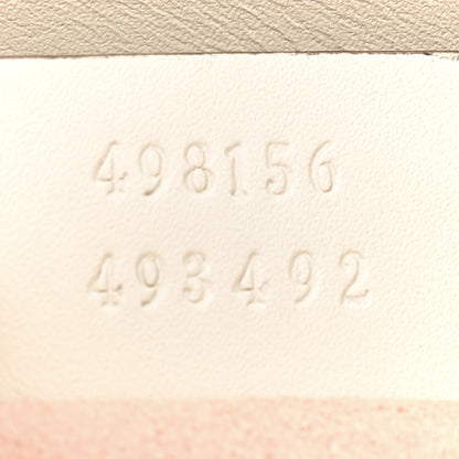 Gucci GG Supreme Monogram Moon Calfskin Small Padlock Tote Beige Ebony Mystic White 7 of 11