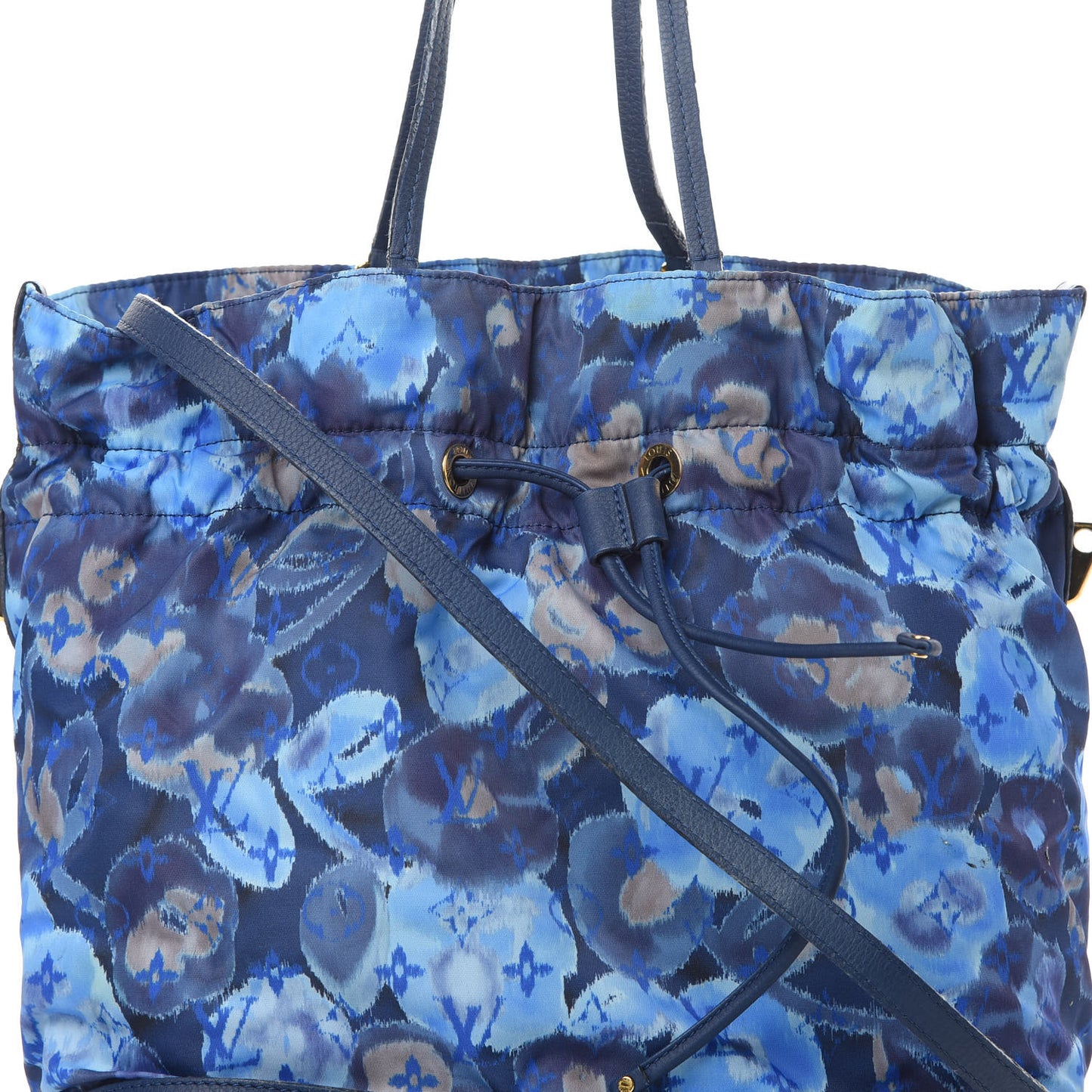 Nylon Monogram Ikat Noefull MM Grand Blue