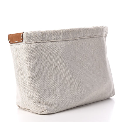 Hermes Canvas Barenia Fourbi 25 MM Pouch Naturel Fauve 3 of 10