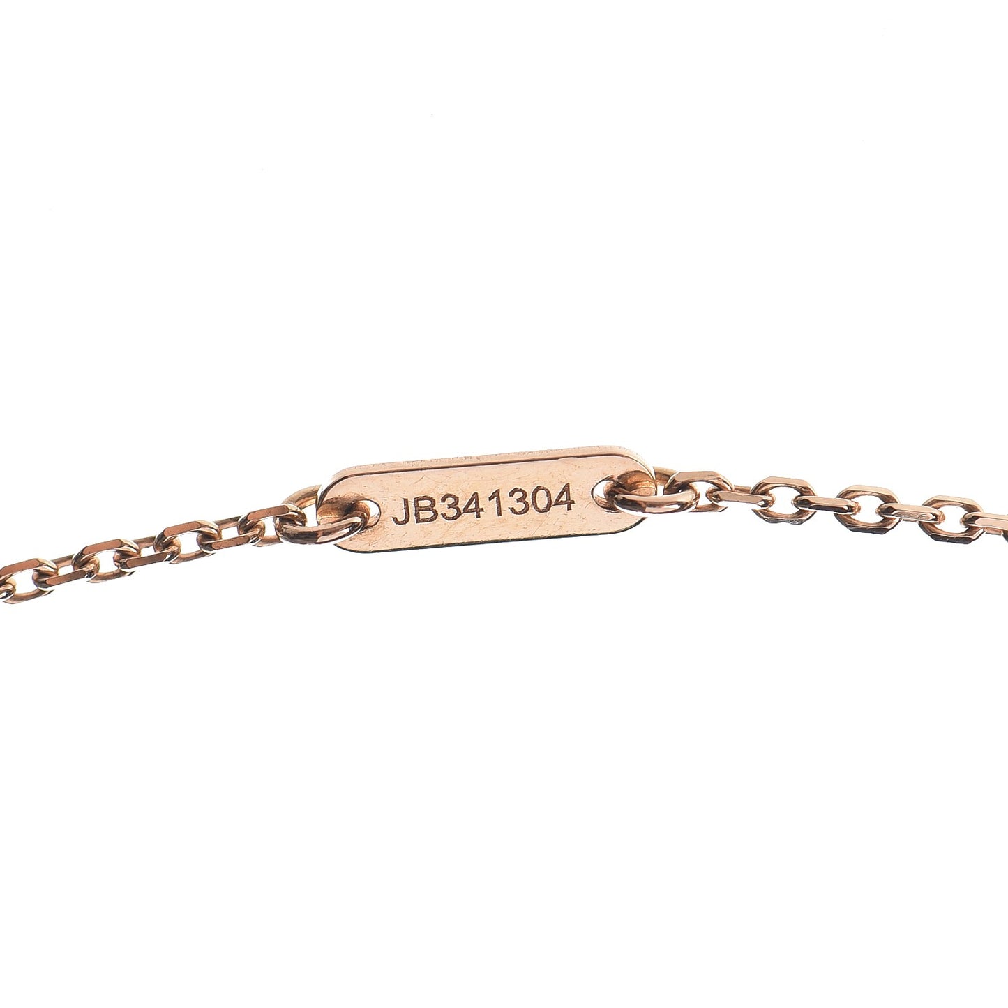 18K Rose Gold Carnelian Sweet Alhambra Pendant Necklace