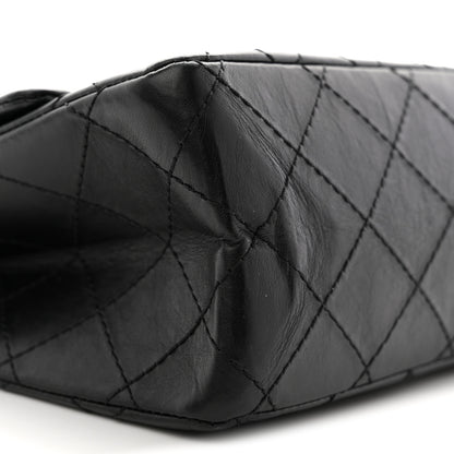 Chanel Aged Calfskin Quilted 2.55 Reissue 226 Flap Black 9 of 11
