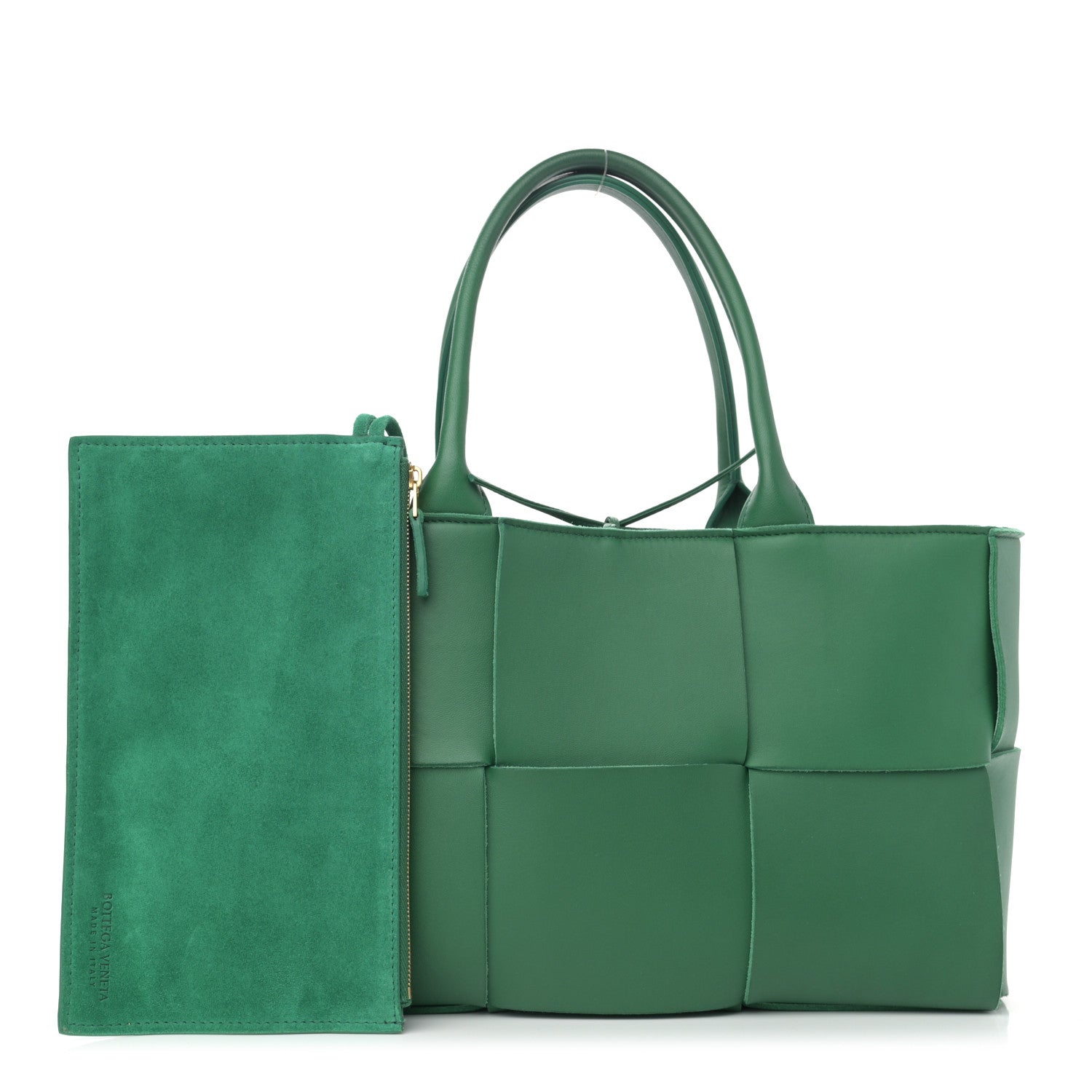 Bottega Veneta Nappa Maxi Intrecciato Small Arco Tote Racing Green 1 of 10