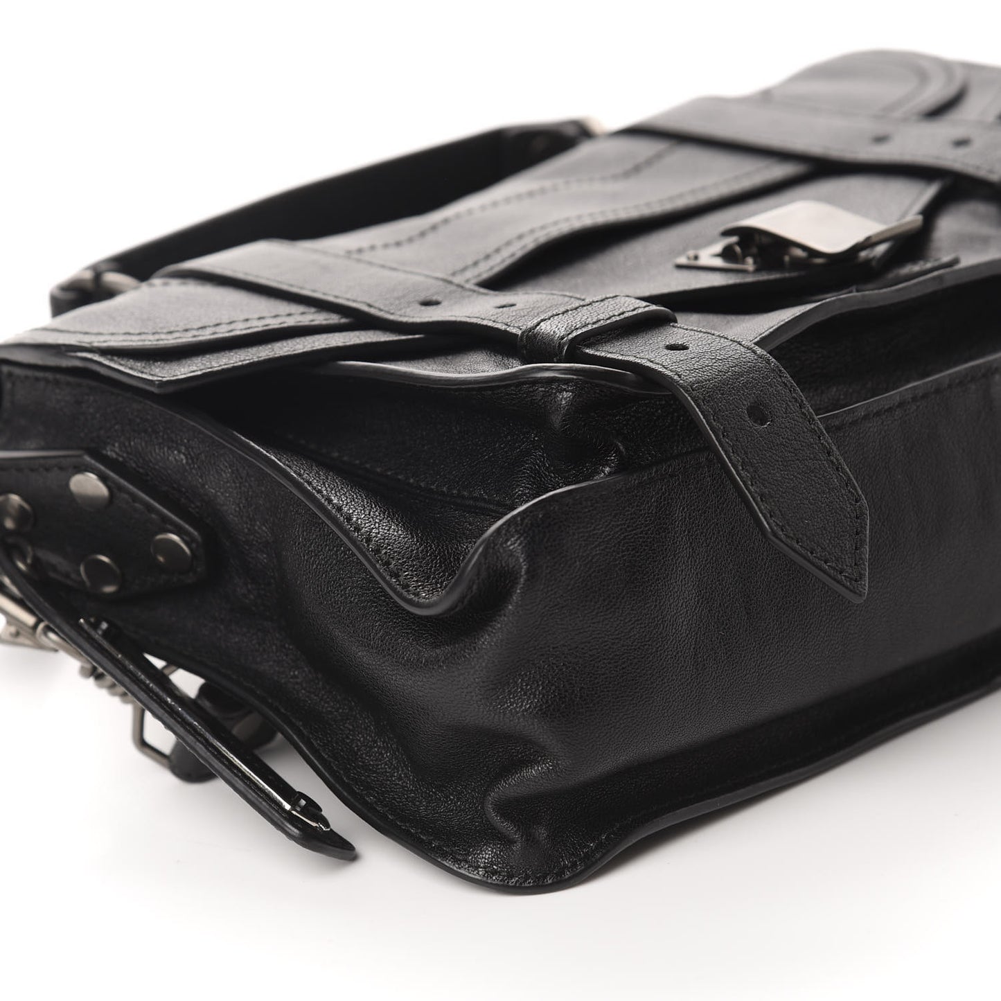 Lambskin Tiny PS1 Satchel Black
