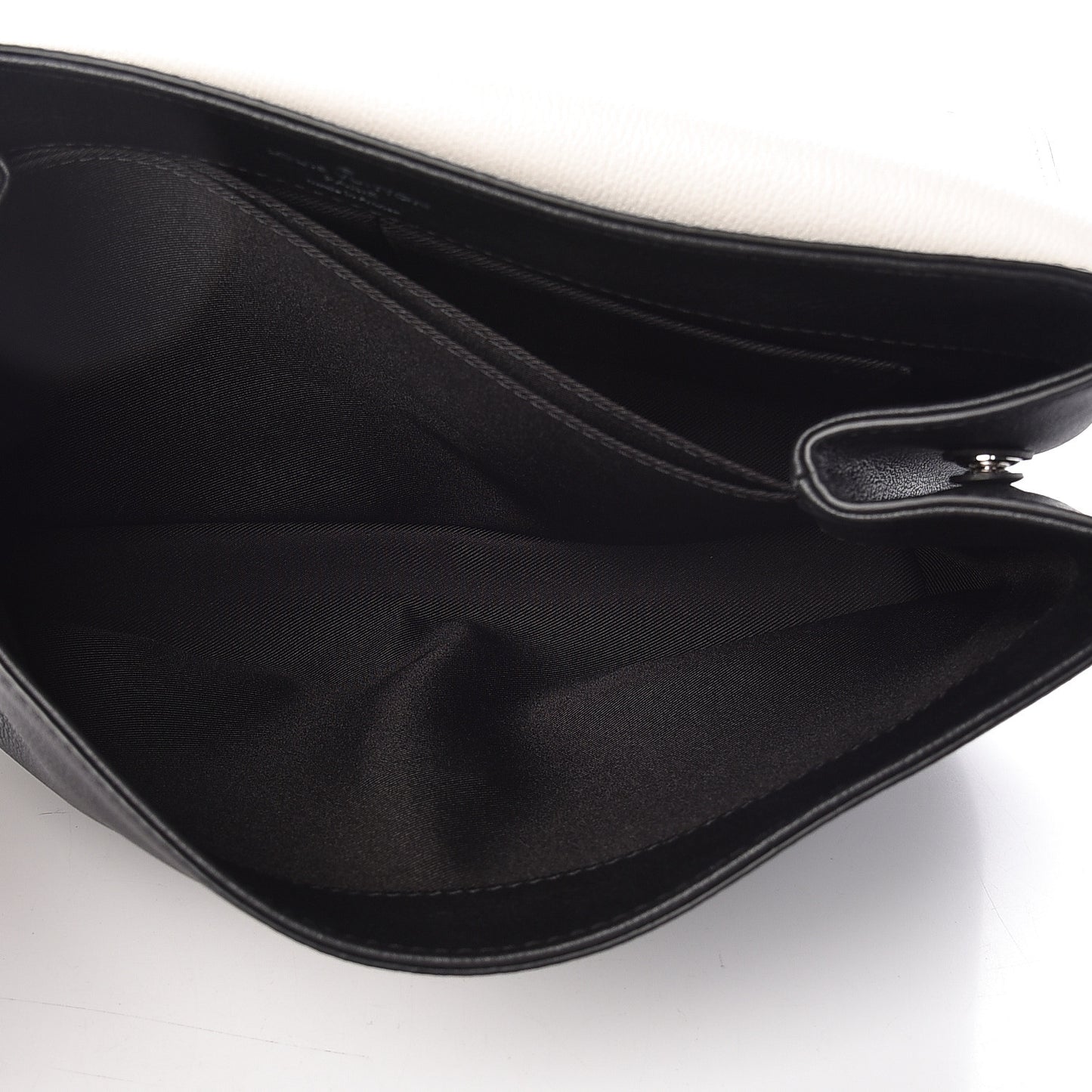 Calfskin Mechanical Flowers Lockme II Black White