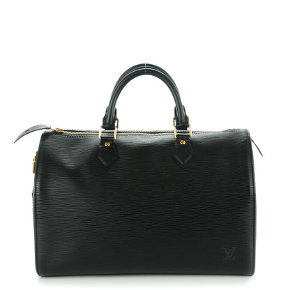 Louis Vuitton Epi Speedy 30 Black 1 of 7