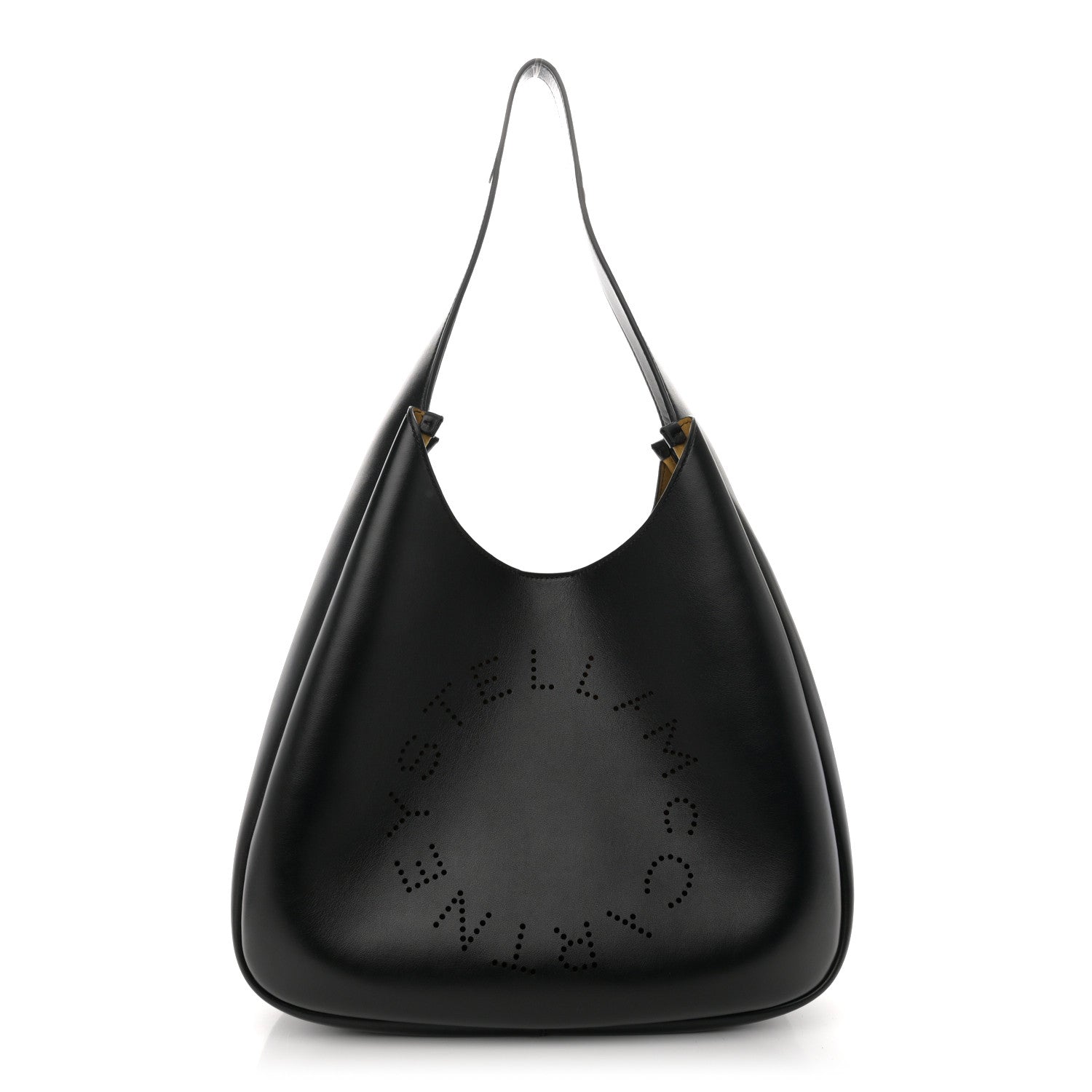 Stella McCartney Eco Alter Nappa Perforated Slouchy Hobo Tote Black 1 of 9