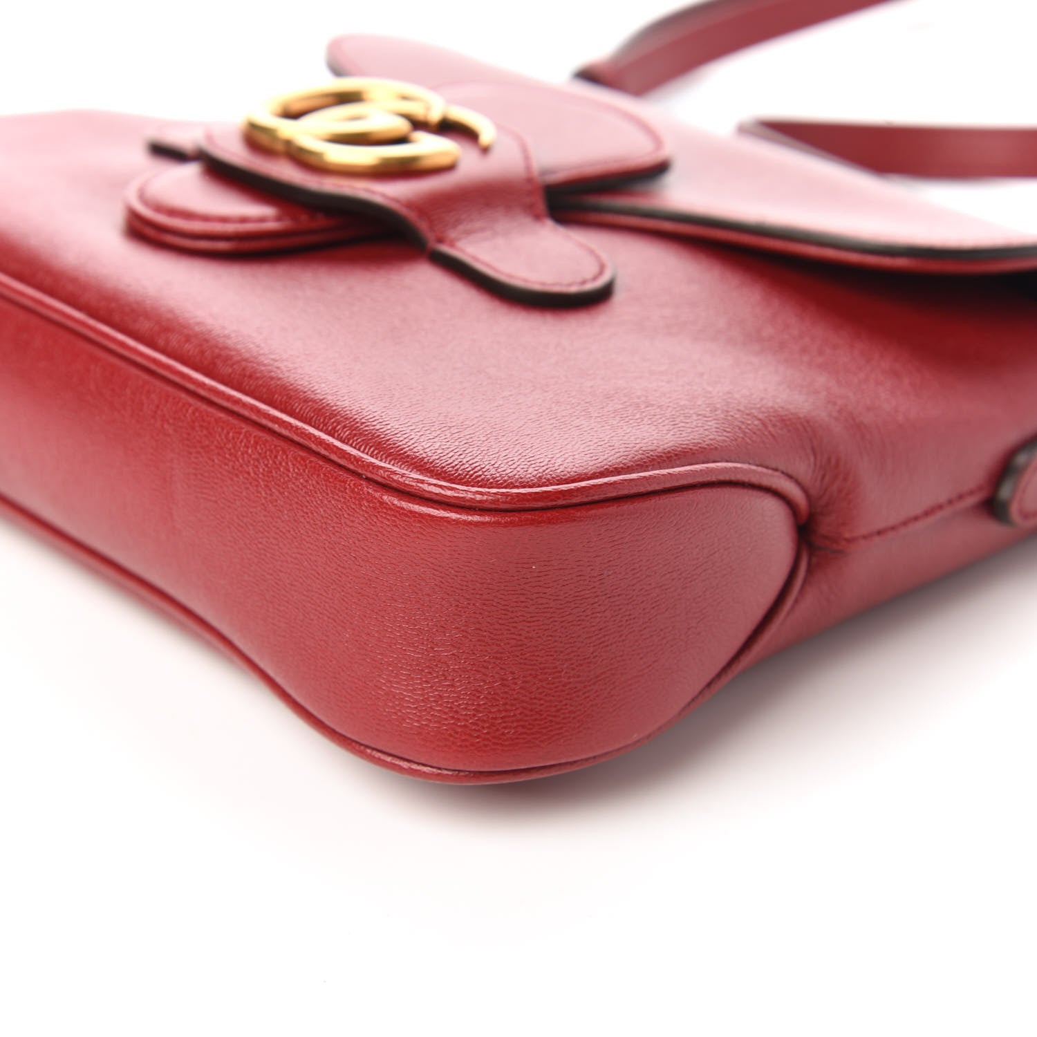 Gucci New Sakai Calfskin Lux Small Dahlia Messenger Shoulder Bag New Cherry Red 7 of 10