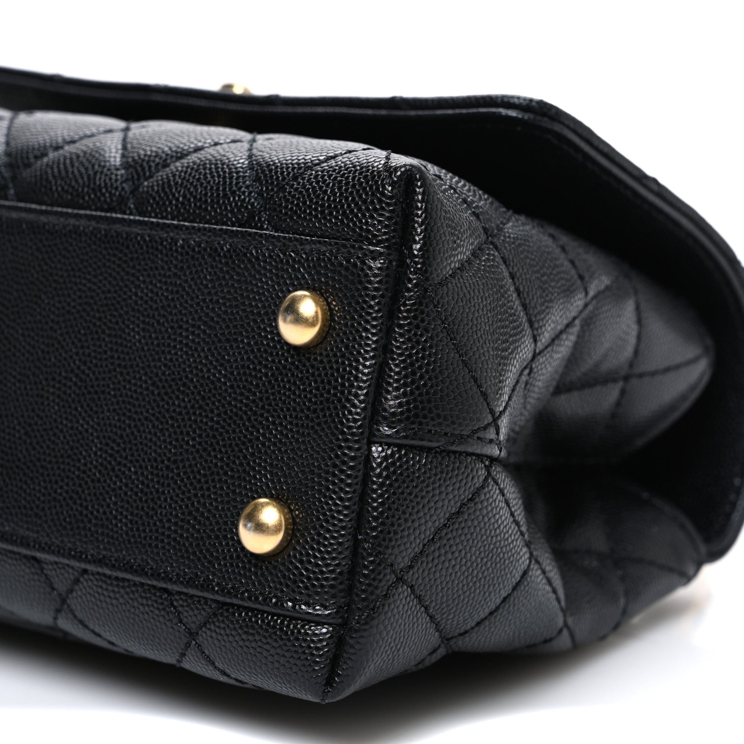 Chanel Caviar Quilted Mini Coco Chain Handle Flap Black 9 of 9