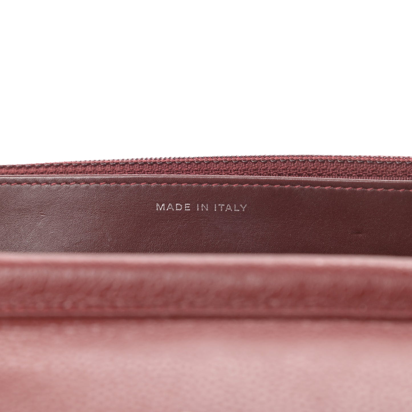 Caviar Quilted Wallet on Chain WOC Red